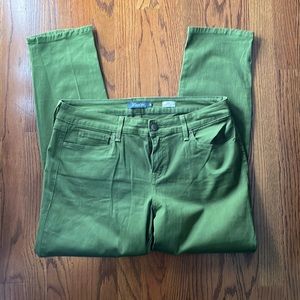 Level 99 brighter green straight leg jeans